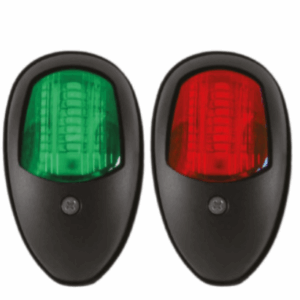 LED NAVIGATION SIDE LIGHT RED & GREEN PAIR - (WHITE)