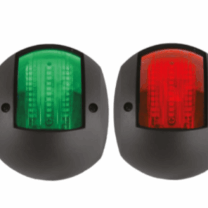 LED NAVIGATION SIDE LIGHT RED & GREEN PAIR (BLACK)